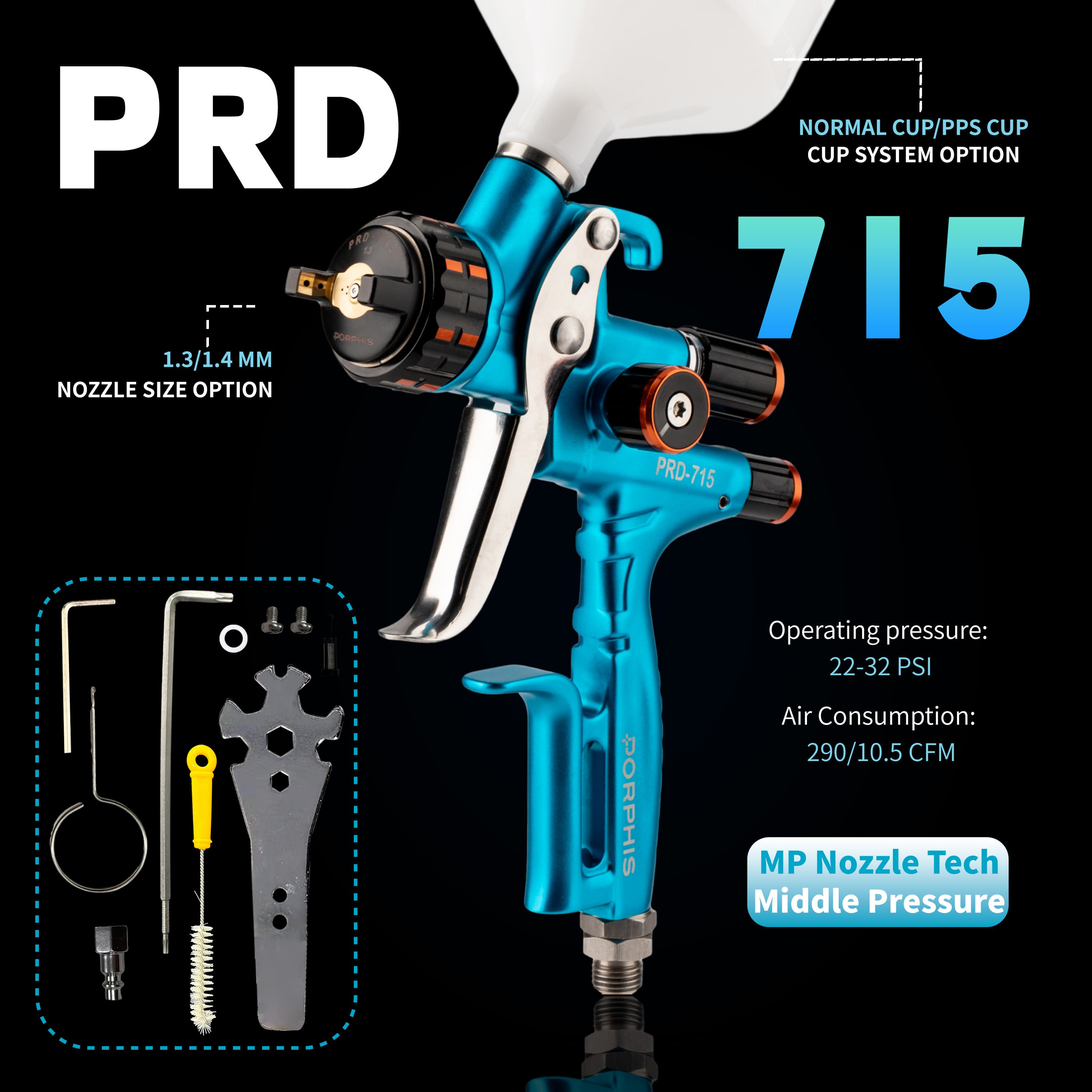 Porphis Professional Full System Bundle - PHS-155, PRD-715, PRD-817 - Complete Bundle View | Porphis UK