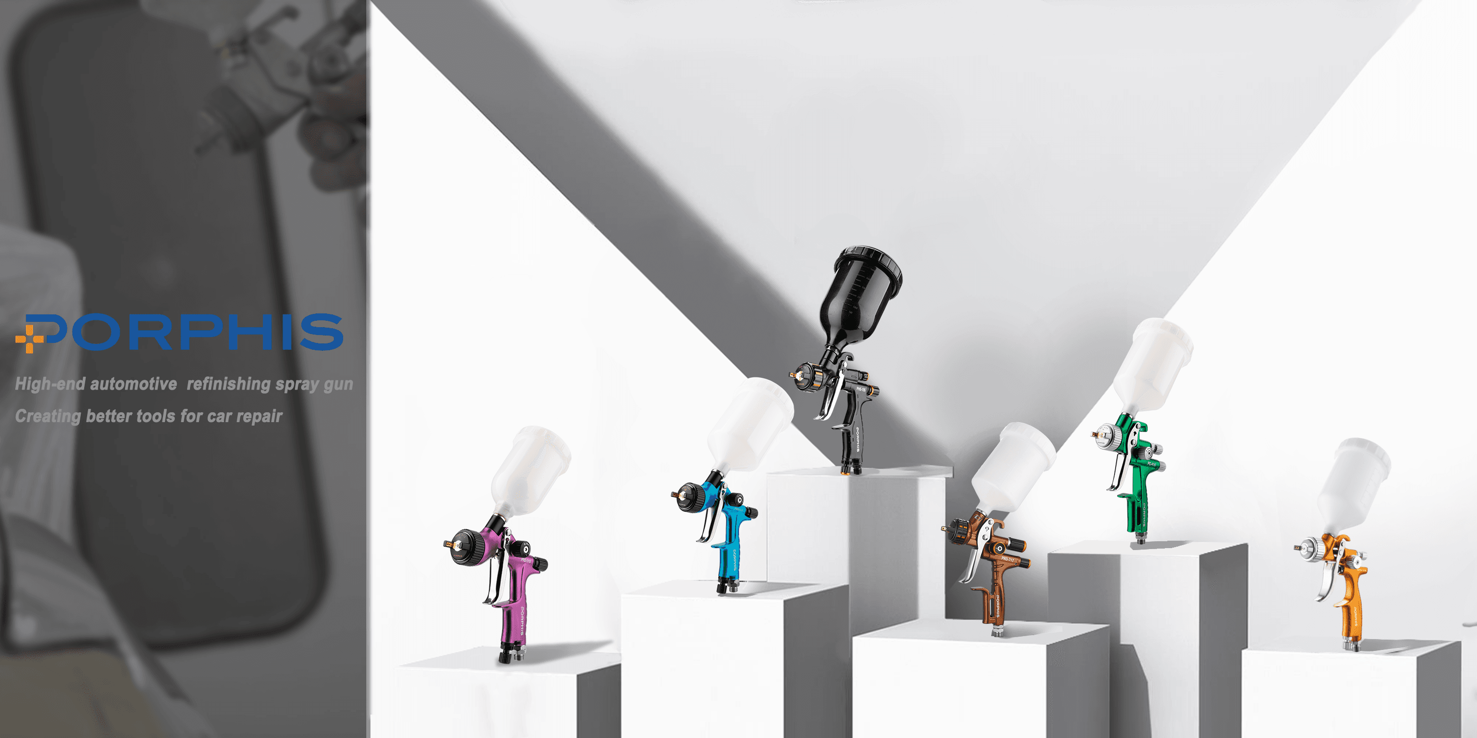 Premium Automotive Refinishing Spray Guns